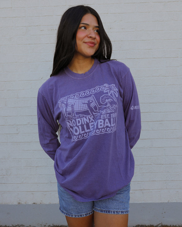 Malibu Long Sleeve Shirt - No Dinx Volleyball