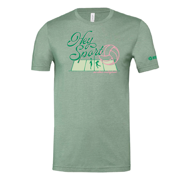 Hey Sport Short Sleeve Shirt - No Dinx Volleyball