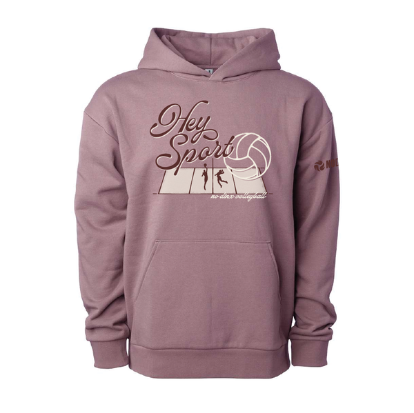 Hey Sport Hooded Sweatshirt - No Dinx Volleyball