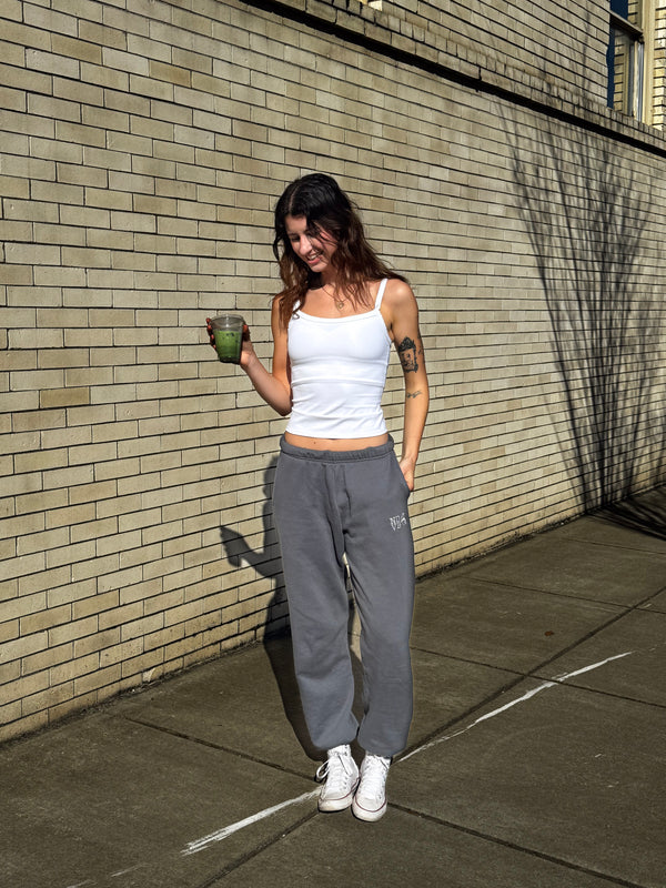 Varsity Asphalt Fleece Pant - No Dinx Volleyball