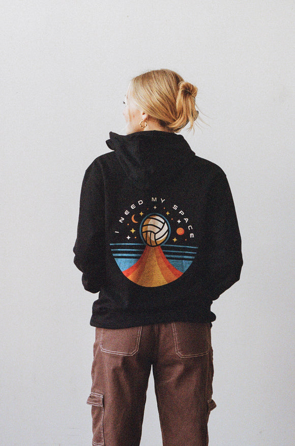 I Need My Space Hooded Sweatshirt - No Dinx Volleyball