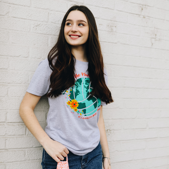 Save The Planet Short Sleeve Shirt - No Dinx Volleyball