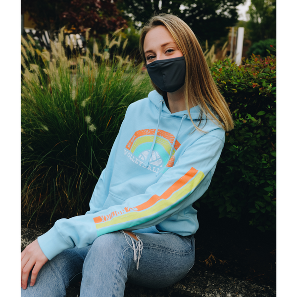 Rainbow Vibes Hoodie - No Dinx Volleyball