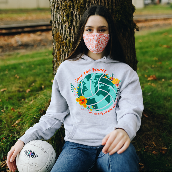 Save The Planet Hoodie - No Dinx Volleyball