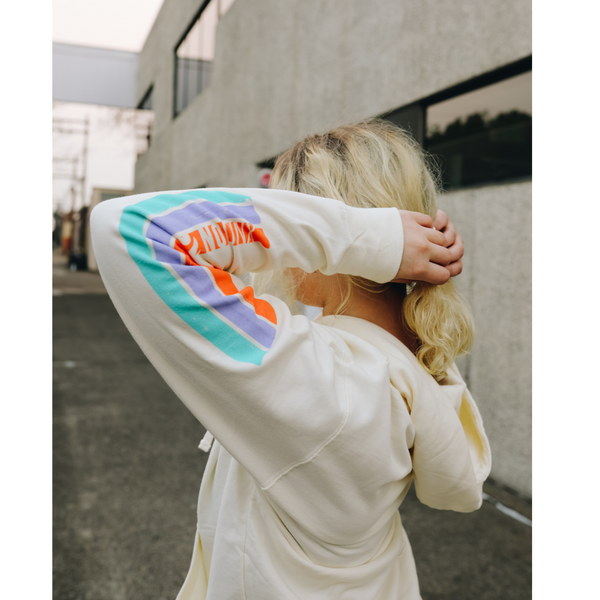 Rainbow Vibes Hoodie - No Dinx Volleyball