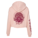 VB N' Roses Cropped Hoodie - No Dinx Volleyball