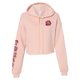 VB N' Roses Cropped Hoodie - No Dinx Volleyball