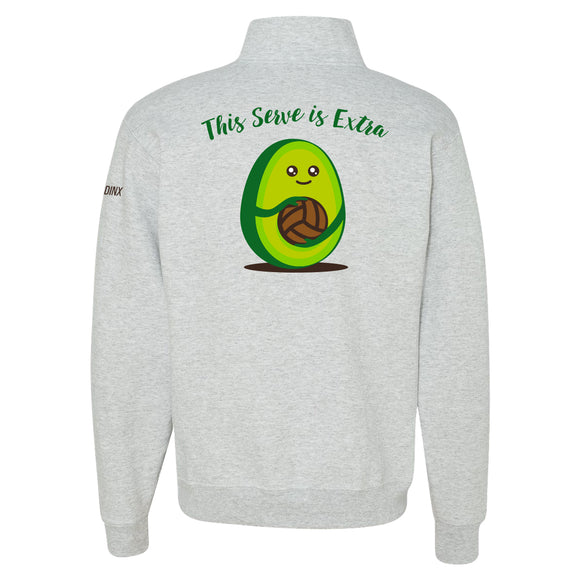 Guac Is Extra Quarter-Zip - No Dinx Volleyball