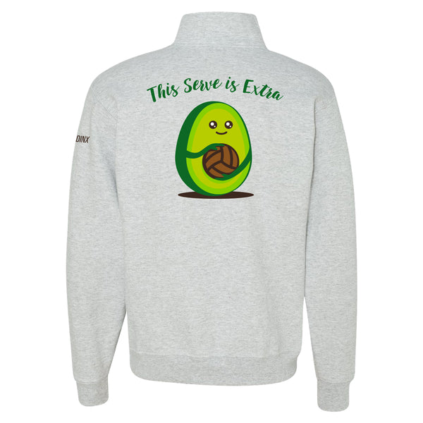 Guac Is Extra Quarter-Zip - No Dinx Volleyball