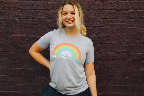 Rainbow Vibes Short Sleeve Shirt - No Dinx Volleyball