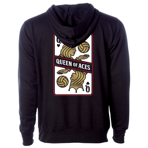 Queen of Aces Hoodie - No Dinx Volleyball