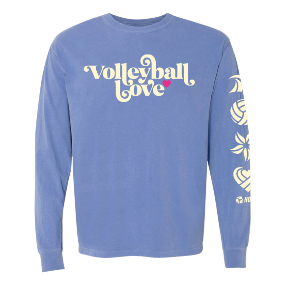 Volleyball Love Long Sleeve Shirt - No Dinx Volleyball