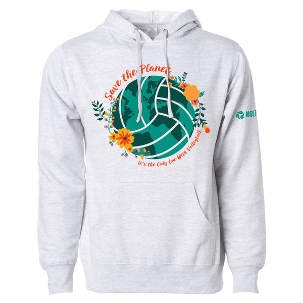 Save The Planet Hoodie - No Dinx Volleyball