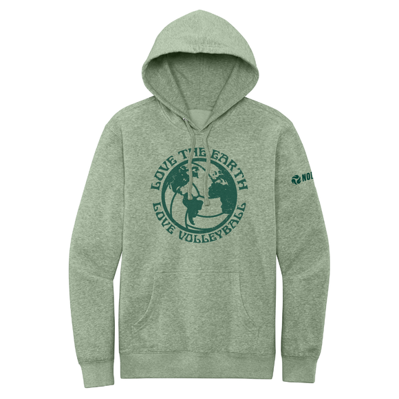 Earth Ball Hooded Sweatshirt - No Dinx Volleyball