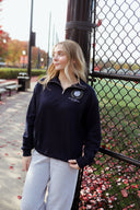 Crest Quarter Zip Sweatshirt - No Dinx Volleyball
