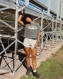 Collegiate Pepper Boxy Shirt - No Dinx Volleyball