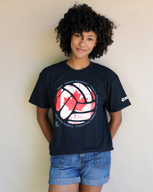 Canada Ball Short Sleeve Shirt - No Dinx Volleyball