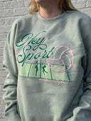 Hey Sport Crewneck Sweatshirt - No Dinx Volleyball