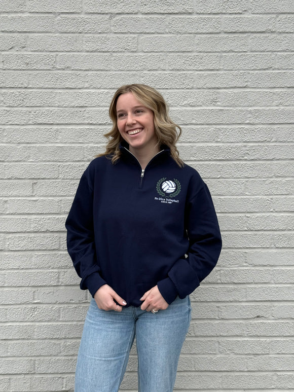 Crest Quarter Zip Sweatshirt - No Dinx Volleyball