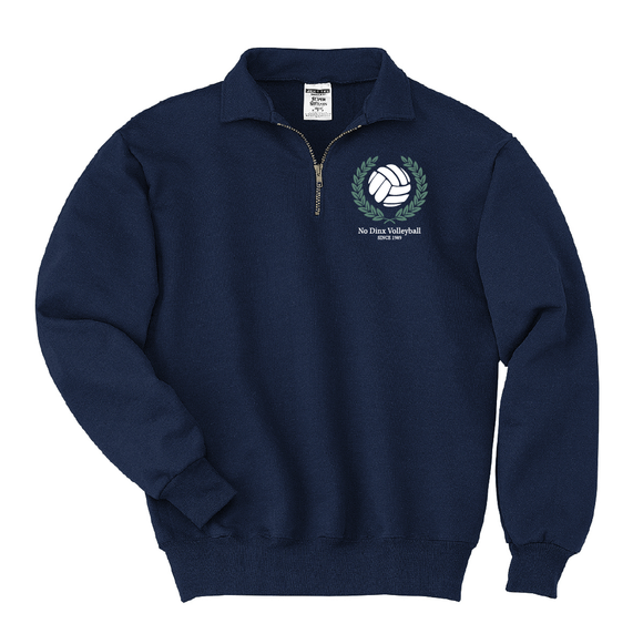 Crest Quarter Zip Sweatshirt - No Dinx Volleyball