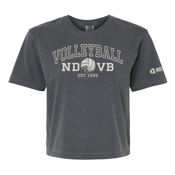 Collegiate Pepper Boxy Shirt - No Dinx Volleyball