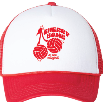 Cherry Bomb Foamie Hat - No Dinx Volleyball