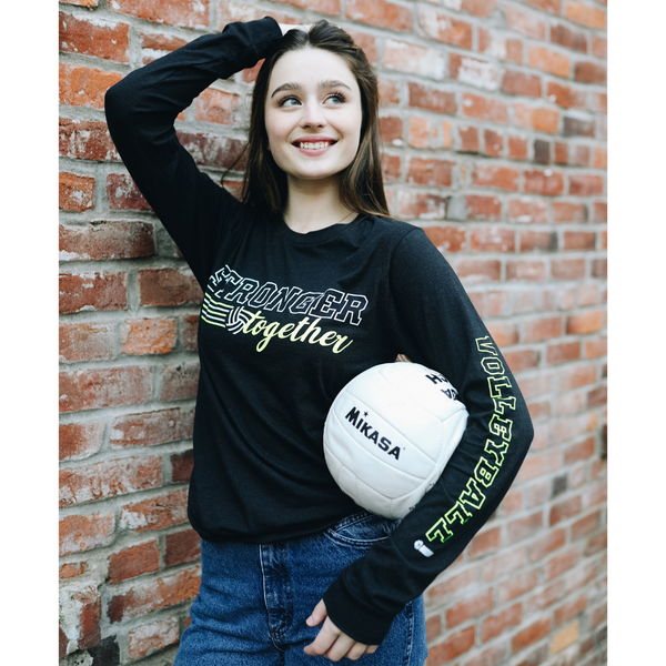 Stronger Together Long Sleeve Shirt - No Dinx Volleyball