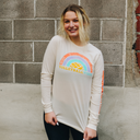 Rainbow Vibes Long Sleeve Shirt - No Dinx Volleyball