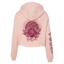 VB N' Roses Cropped Hoodie - No Dinx Volleyball