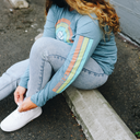 Rainbow Vibes Long Sleeve Shirt - No Dinx Volleyball