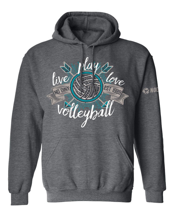 Live Play Love - No Dinx Volleyball