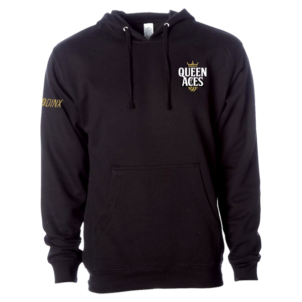 Queen of Aces Hoodie - No Dinx Volleyball
