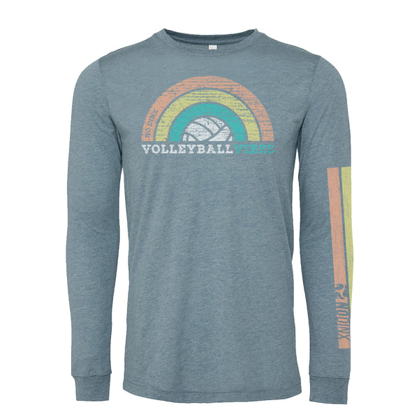 Rainbow Vibes Long Sleeve Shirt - No Dinx Volleyball